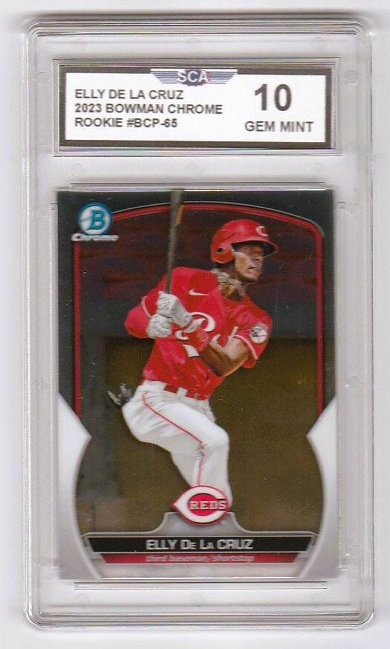 ELLY DE LA Cruz 2023 Bowman Chrome Rookie Card Cincinnati Reds - Etsy