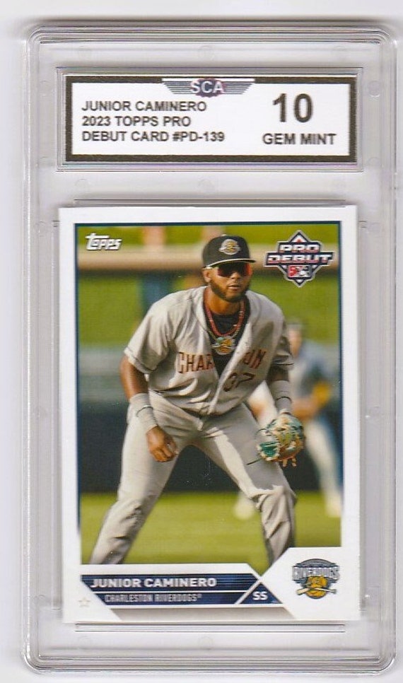 JUNIOR CAMINERO 2023 TOPPS Pro Debut Card Tampa Bay Rays - Etsy