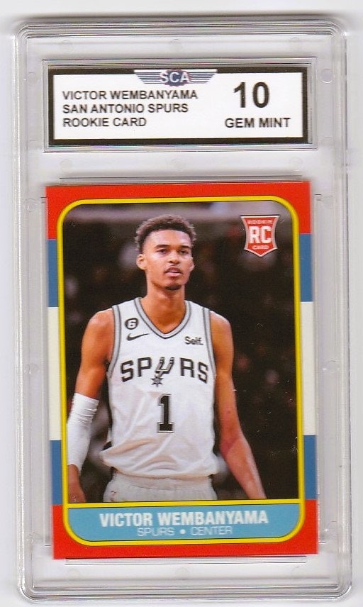 VICTOR WEMBANYAMA SAN Antonio Spurs Rookie Card 2nd version
