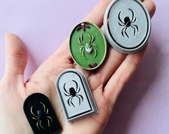 Clay cutter | spider shape cutter for polymer clay and ceramics | halloween earrings | clay tools and supplies | witchy clay mould