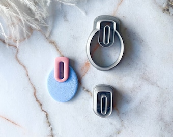 Clay cutter | art deco shape cutters set for polymer clay and ceramics earrings | clay tools| embossing clay stamp | boho 32