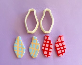 Clay cutter | vase shape cutters for polymer clay | polymer clay earrings | set of 2 mirrored | metal clay and ceramic tools and supplies