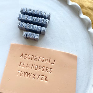 Clay Stamps Alphabet 