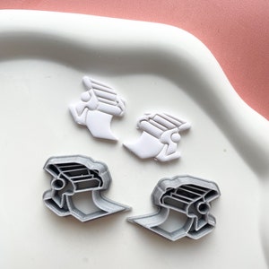 Clay cutter | pasta machine cutter for polymer clay | clay conditioning machine | embossing clay stamp | baking clay cutter |earrings cutter