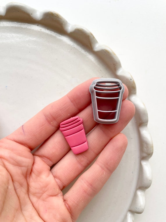 Coffee Cup Clay Cutter, Food Clay Cutter, Polymer Clay Cutters