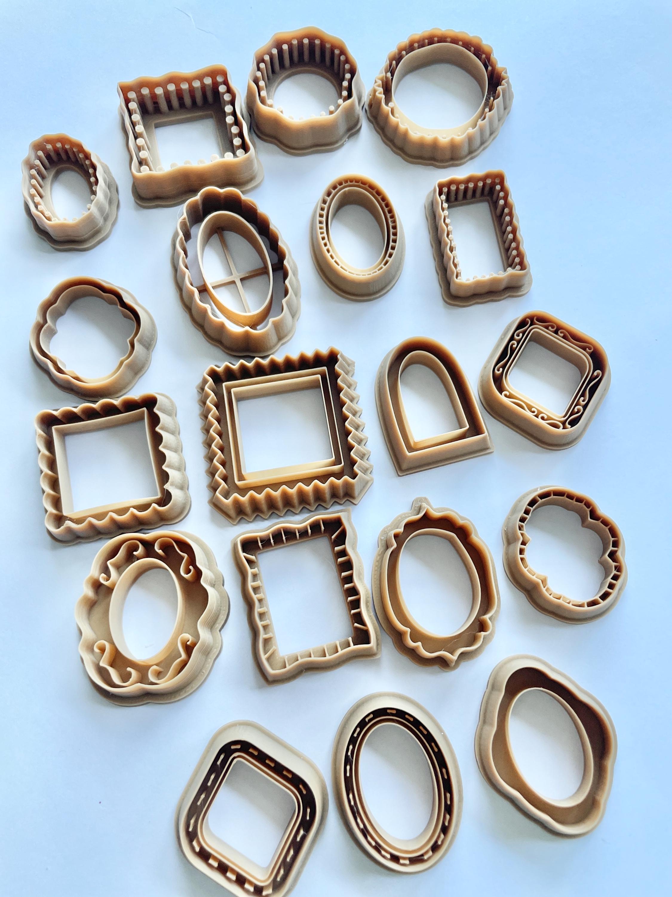 Clay Cutter | Frame Shape Cutter Set for Polymer Clay and Ceramics ...