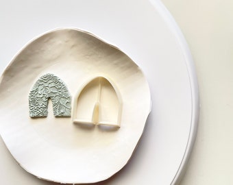 Cortador de forma de arcilla polimérica / arco / arco puntiagudo / arco marroquí / cortador de forma de arete / arte de arcilla / molde de forma impresa en 3D / ARCO PUNTA