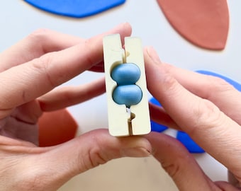 Rouleau à billes rond pour pâte polymère - Outil parfait pour la fabrication de bijoux - France