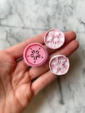 Clay cutter | sand dollar shape cutter for polymer clay and ceramics earrings | debossing clay tools| clay stamp | summer beach jewelry product logo