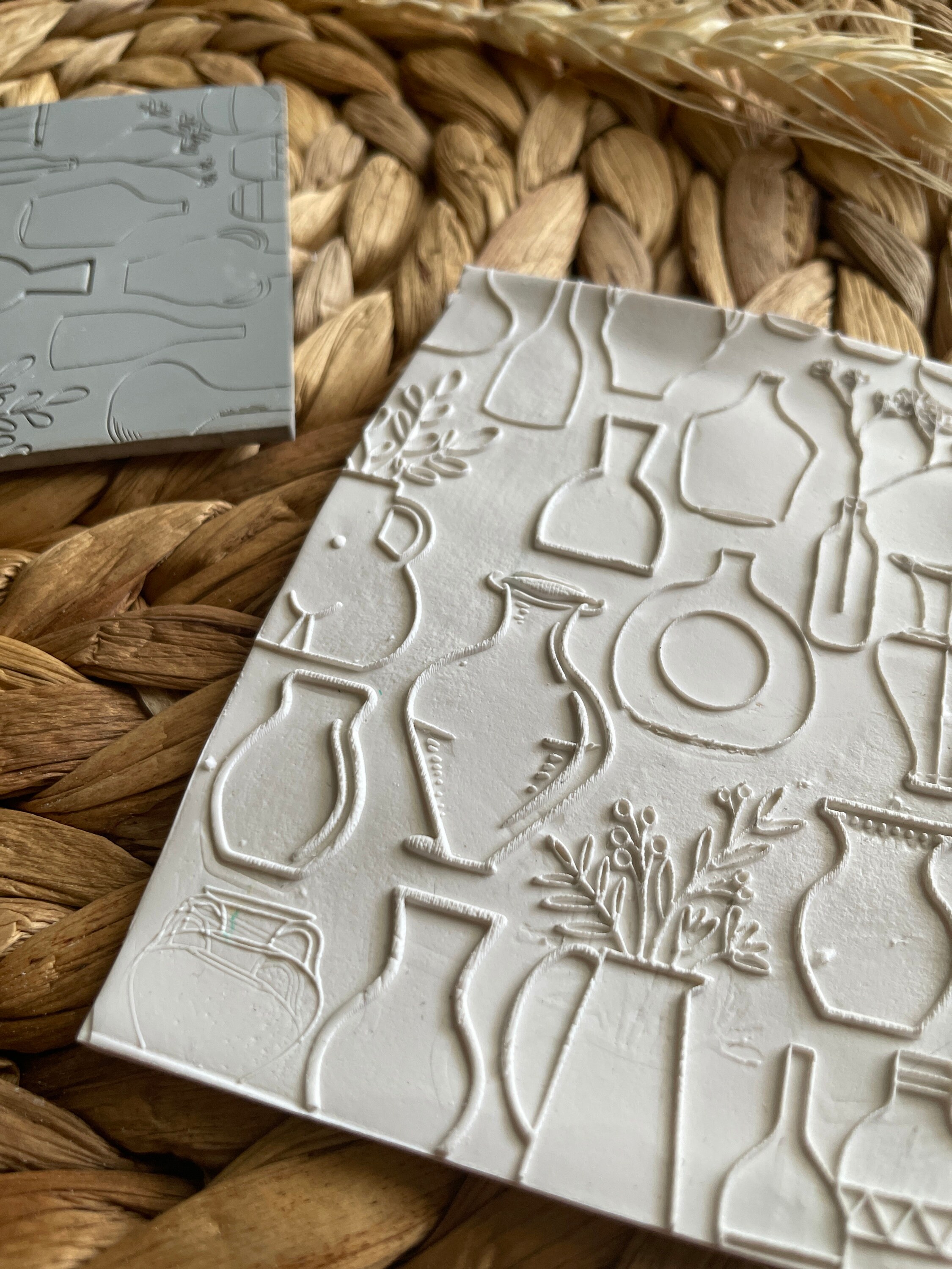 AliExpress 15 金 MAXI VASES クリスマスポリマークレイテクスチャシート12枚 粘土 かわいいテクスチャマット  ポリマークレイカッターエンボスポリマー粘土ローラーD VASES インプレッション ポリマークレイジュエリーメイキングエンボス プロジェクト