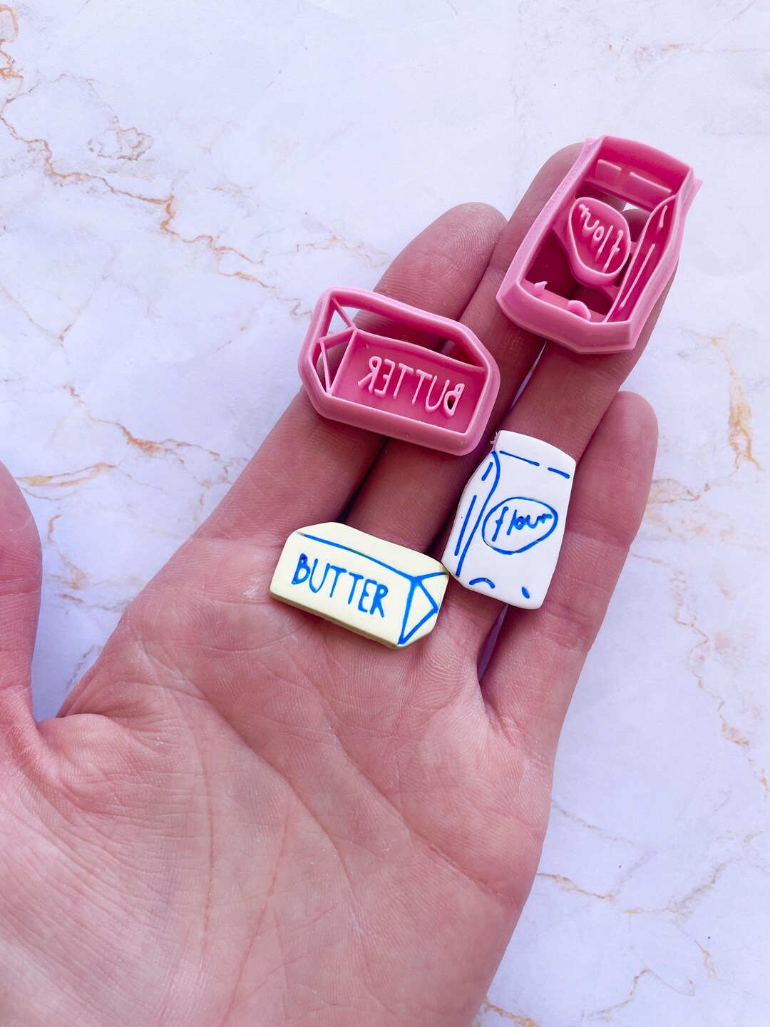 Butter Shape Cutter for Polymer Clay and Flour Bag Clay Cutter ...