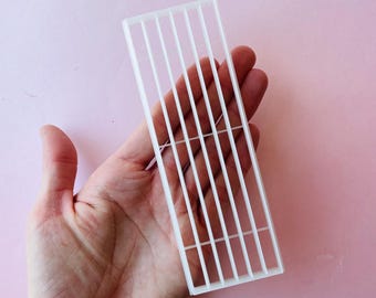 Stripe Line Texture Guide | Polymer Clay Werkzeug, Ausstechform (3D Gedruckt)