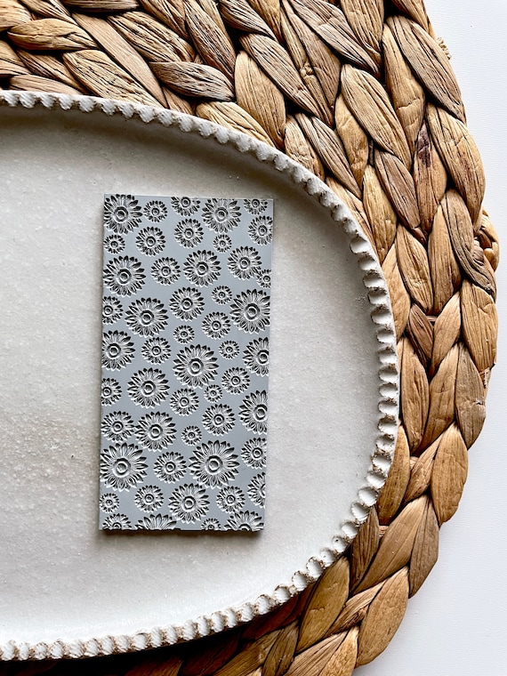 Polymer clay texture sheet Texture mat for polymer clay Rubber texture