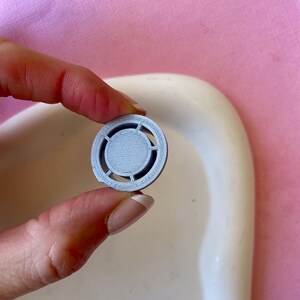 Round bezel shape cutter for polymer clay earrings