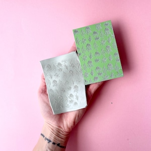 Lertexturmatta | Australiana textur för polymerlera, metalllera, keramik och lufttorkande lera | linjer, lerstämpel | smyckesverktyg och tillbehör