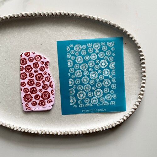 Silk Screen Stencil for Polymer Clay luxymolds Etsy