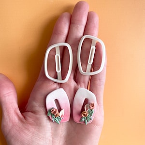 Fimo Form Ausstecher | Donut Ausstechformen Set | ökologische Tonausstecher | Kettenglied Ausstechform | Ton Ohrringe | Ton Werkzeuge | Donut Kette