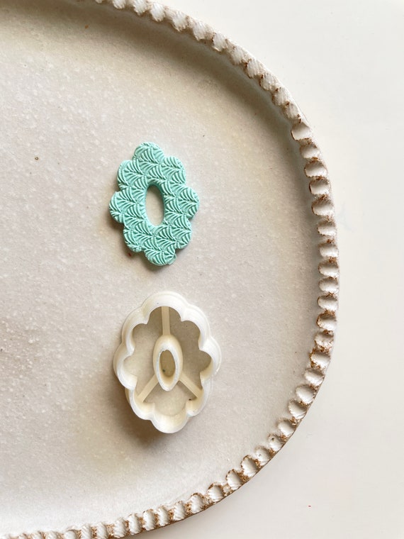 Soft Pottery Earring Clay Molds Flower Basket Series Earrings