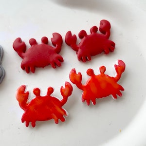 Crab shape cutter for polymer clay earrings and jewellery