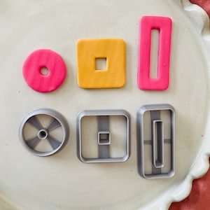 Clay cutter | Polymer Clay Tool | Earring Cutter | jewelry Making Cutter | clay stamp | polymer clay shape cutters | hollow shape cutter