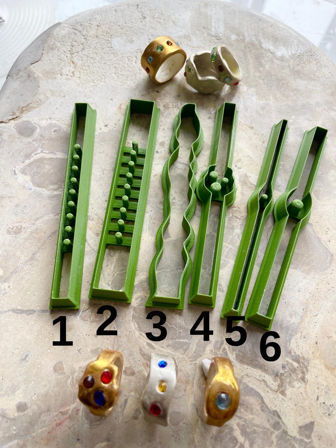 Clay Cutter | Rings Shape Cutters for Polymer Clay and Ceramics | DIY ...
