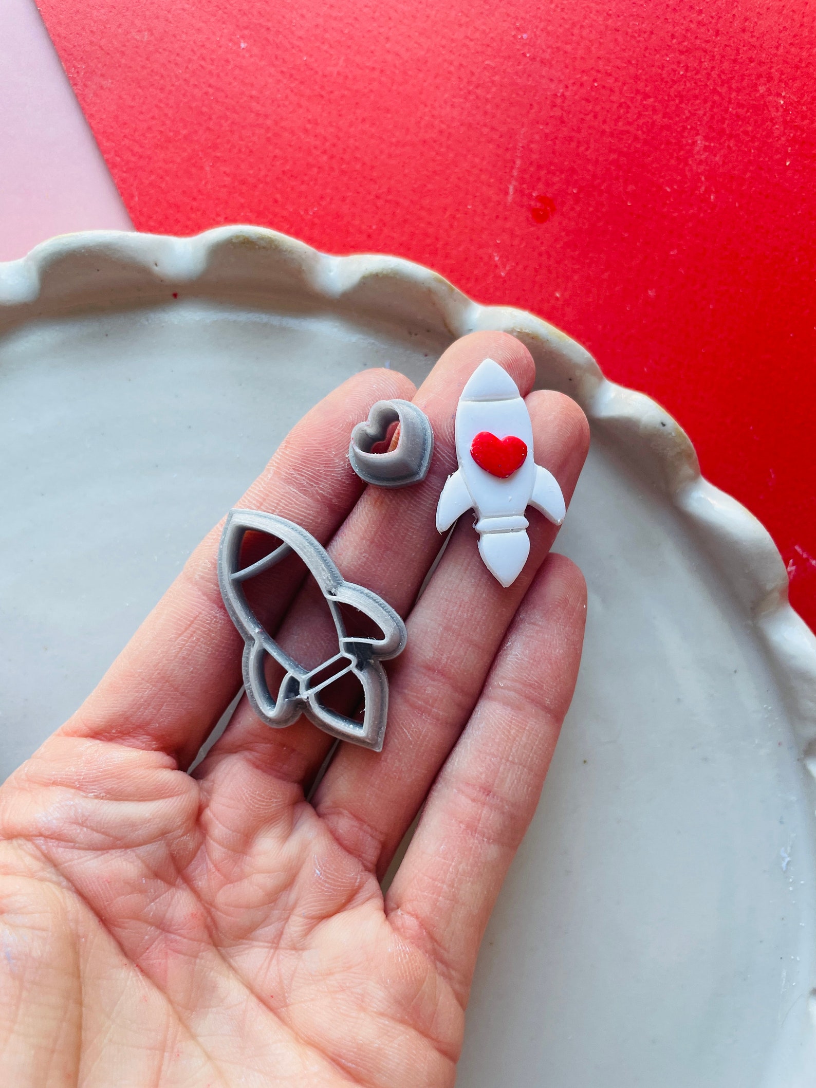 Rocket Ship Clay Cutter | Spaceship Shape Cutter for Polymer Clay ...