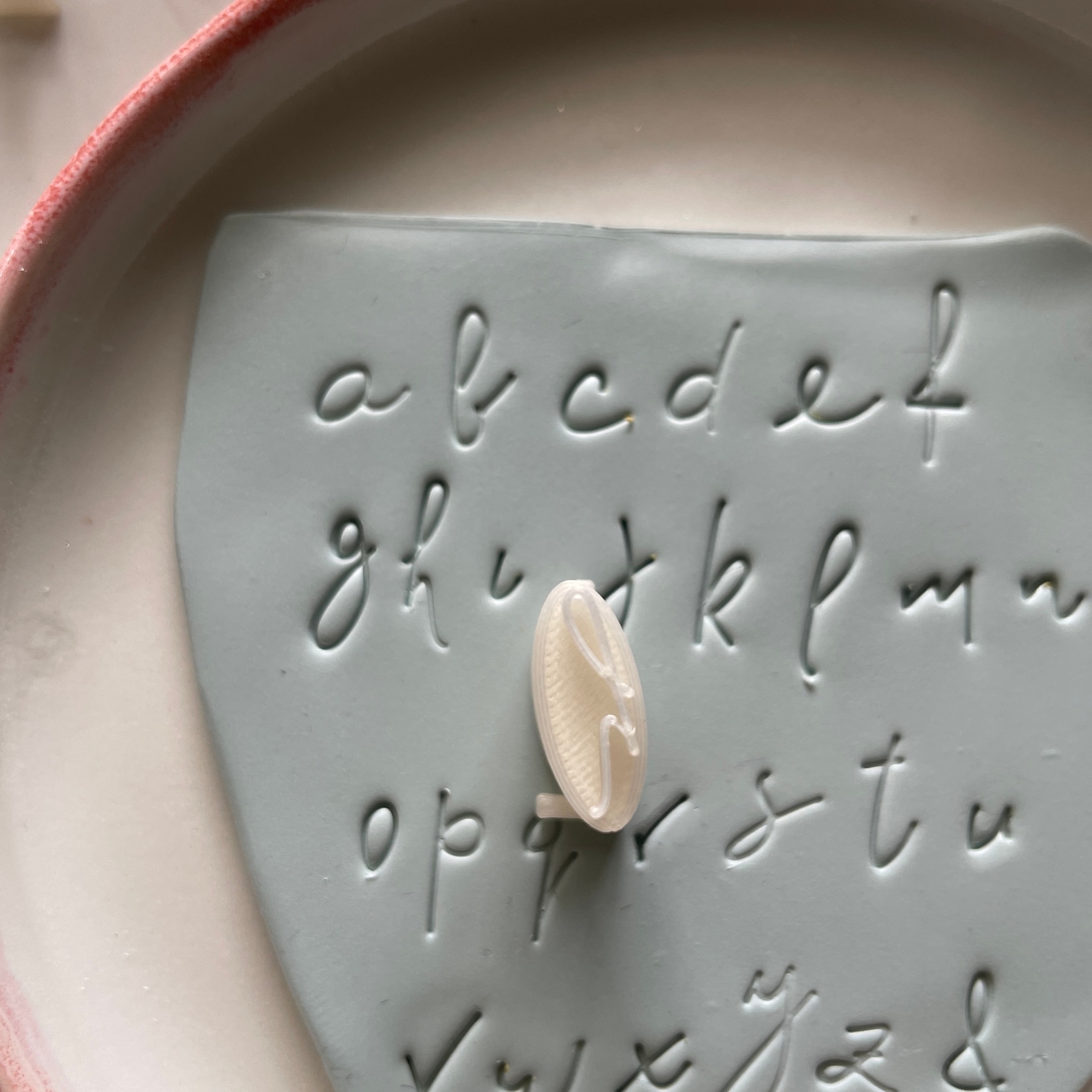 Alphabet letter stamps polymer clay pottery ceramic soap Etsy