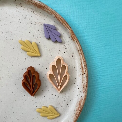 Polymer Clay Shape Cutter flower Embossing Cutters Stamp Etsy Australia