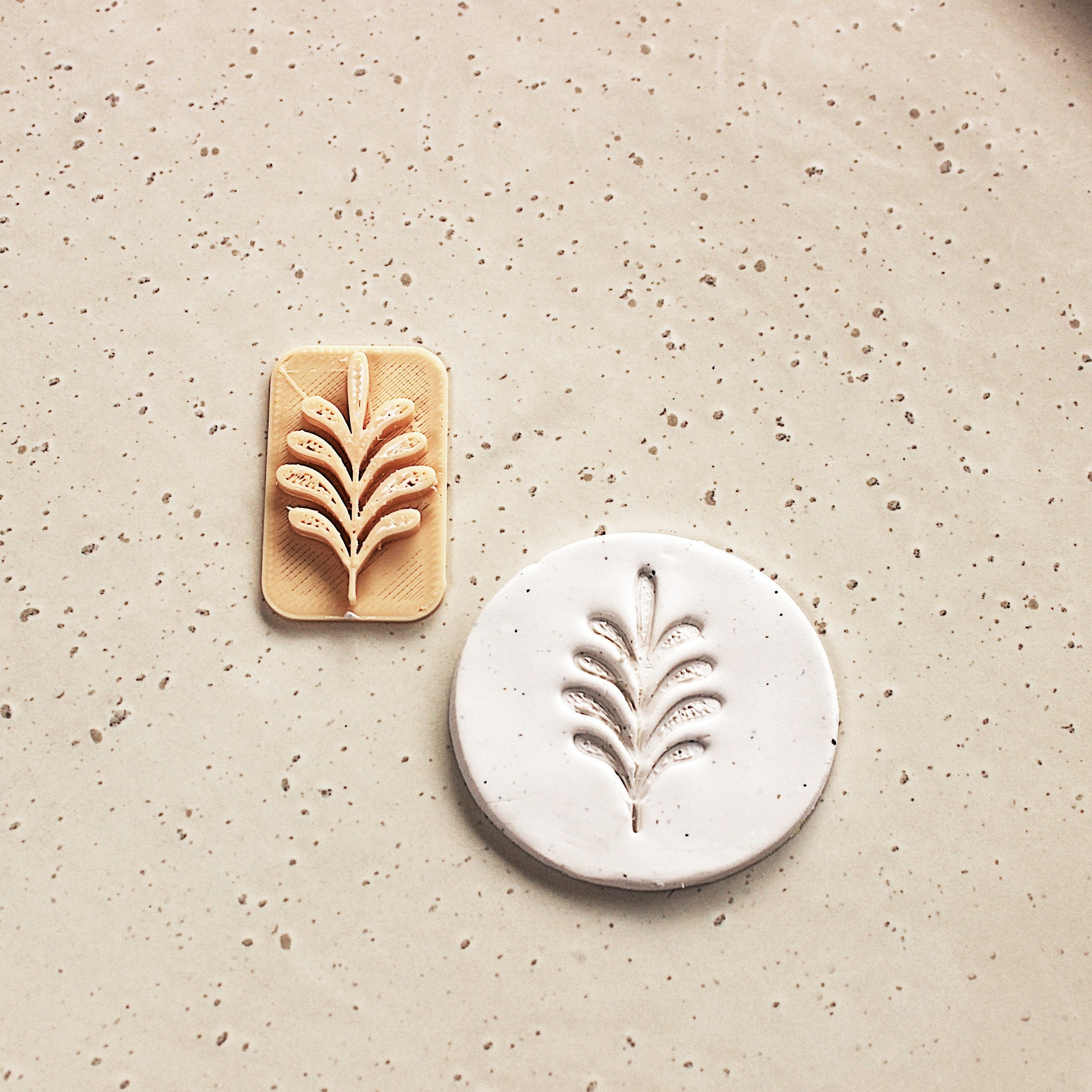 Boho Polymer Clay Stamps, Clay Embossing Stamps, Soap Embosser