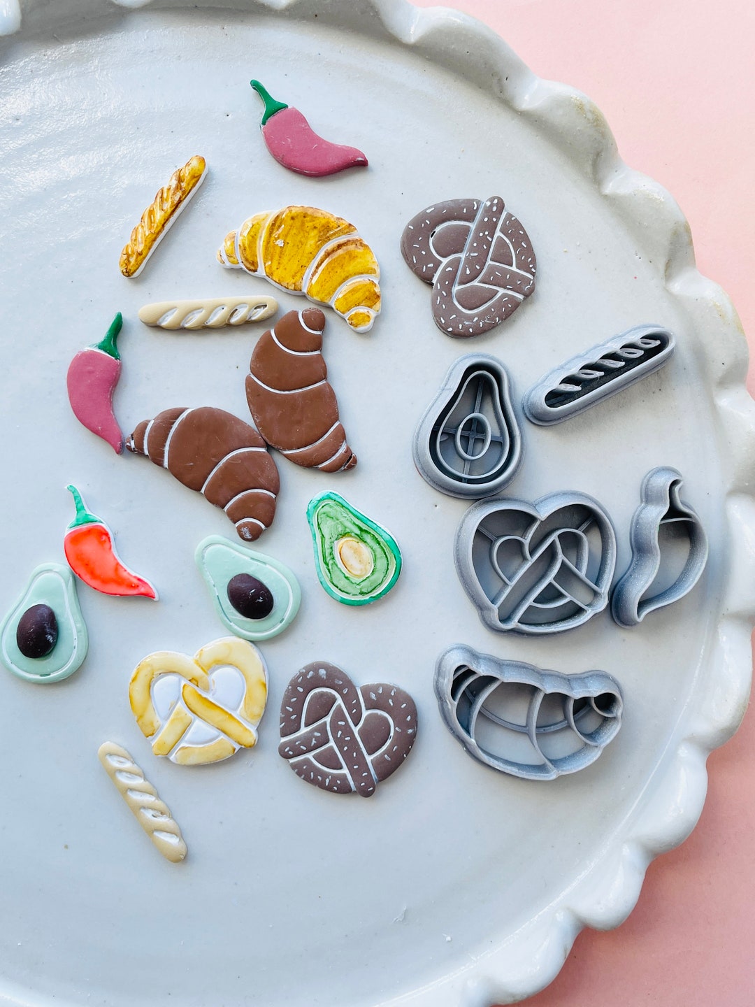 Clay Cutters Food Shape Cutters for Polymer Clay Etsy New Zealand