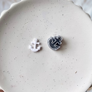 Clay cutter | boat anchor shape cutter for polymer clay and ceramics | studs beach earrings tools and supplies | ocean vibes | summer cutter