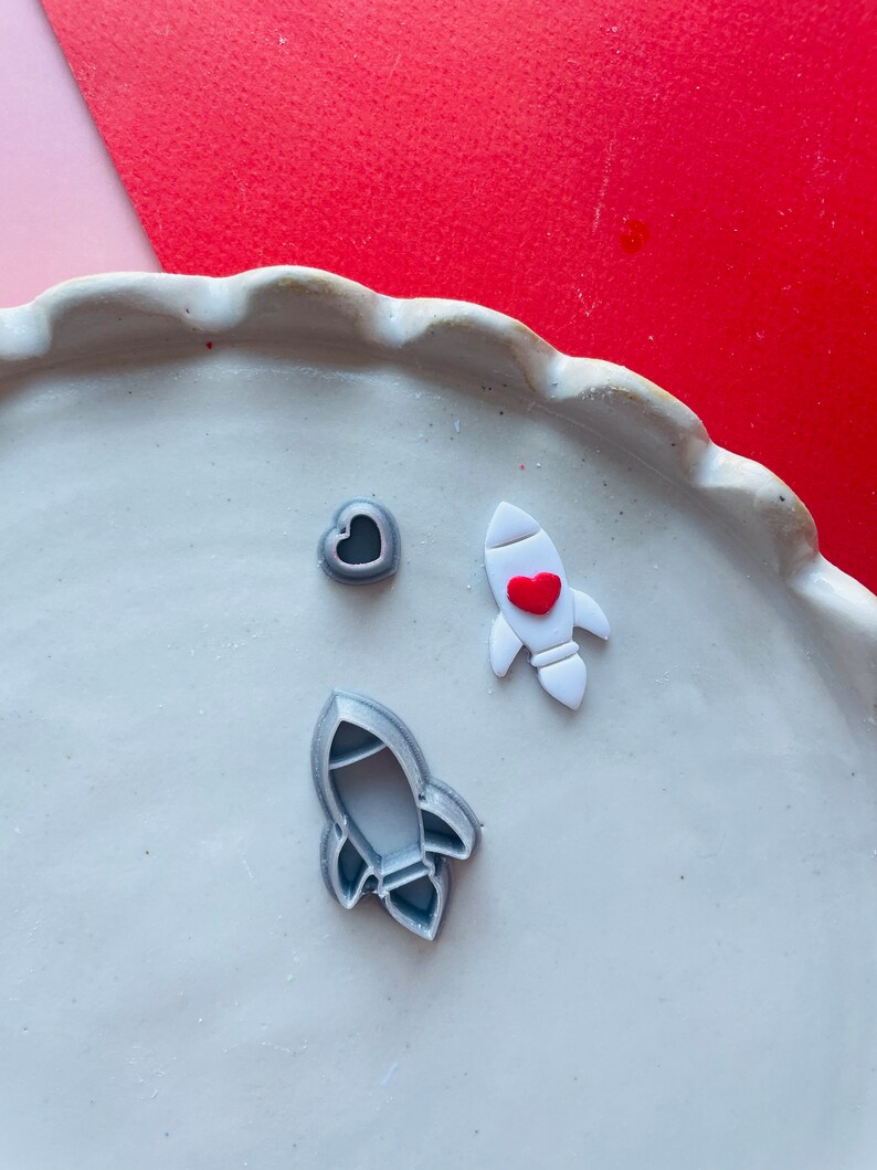 Rocket Ship Clay Cutter | Spaceship Shape Cutter for Polymer Clay ...