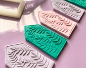 Polymer Clay Debossing Stamp + Shape Cutter | Raised Clay Stamp | Imprint  Stamp | Leaves Foliage Botanical | Earrings | DEBO PLANT NURSERY - Etsy