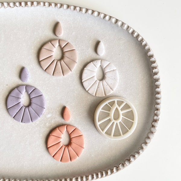 Fimo Form Ausstecher | Prägezange | Ausstecher | Form Form | keramik töpferzubehör | handgefertigte Ohrringe | FELGE