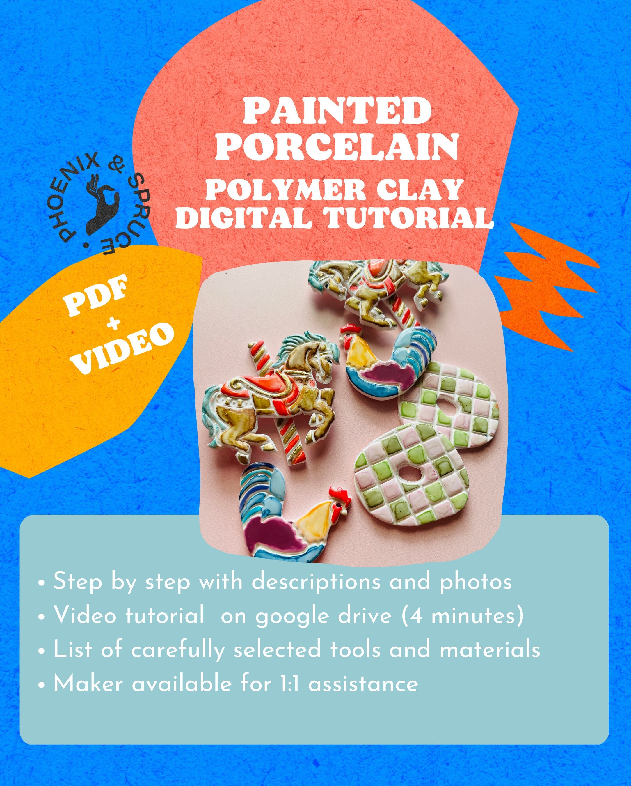 KEOKER 123 Polymer Clay Earrings Making Kit, Ultimate Clay Starter Kit