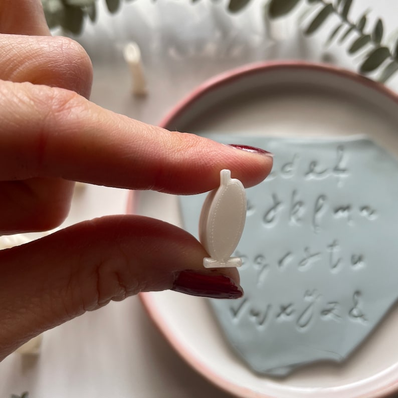 Alphabet Letter Stamps Polymer Clay Pottery Ceramic Soap Etsy