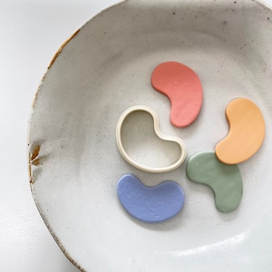 Abstract Polymer Clay Earring Cutter | Handmade DIY Jewellery