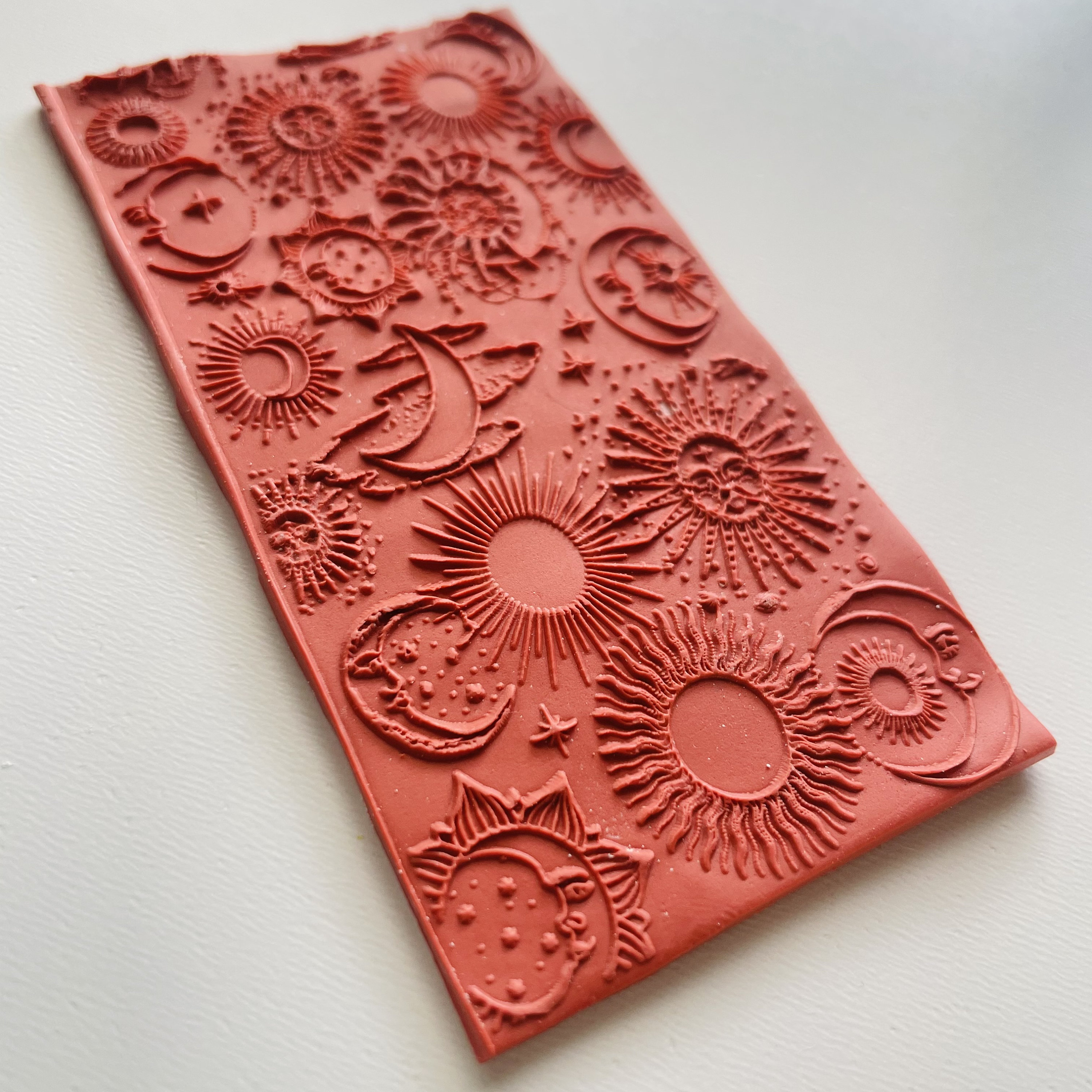 Flower Meadow Texture Mat for Polymer Clay – Moon House Cutters