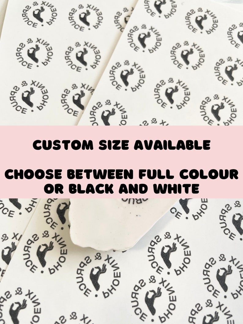 CUSTOM WATER SOLUBLE LOGO TRANSFERS