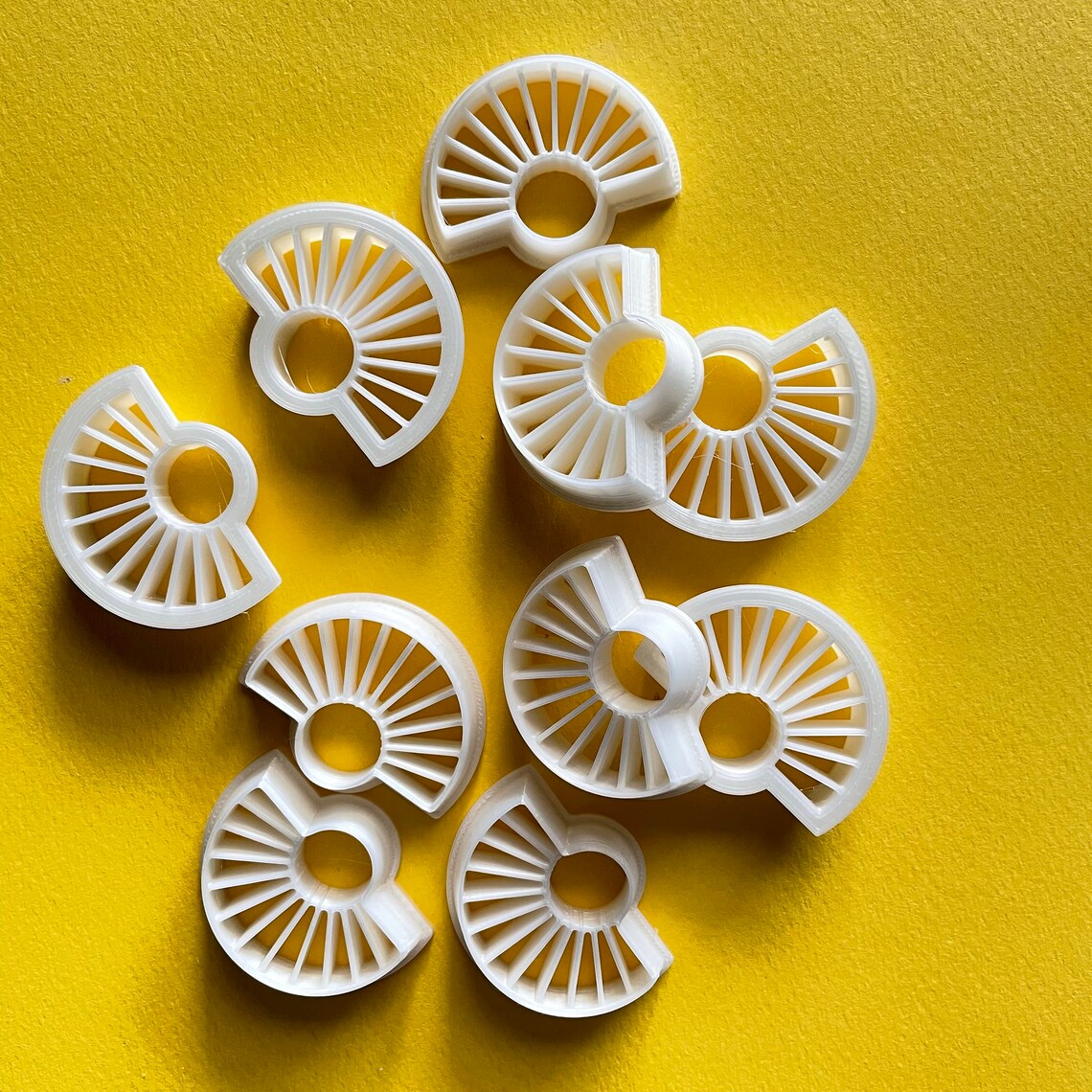 Polymer Clay Shape Cutter Art Deco Earring Cutter Fan 3D Etsy Australia