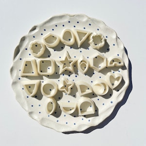 Small clay cutter | studs shape cutters for polymer clay | basic shape earrings cutters| 10mm, 15mm, 20mm clay cutters