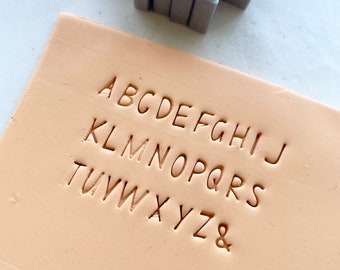 Rubber Letter Stamps Small – Clayworks Supplies