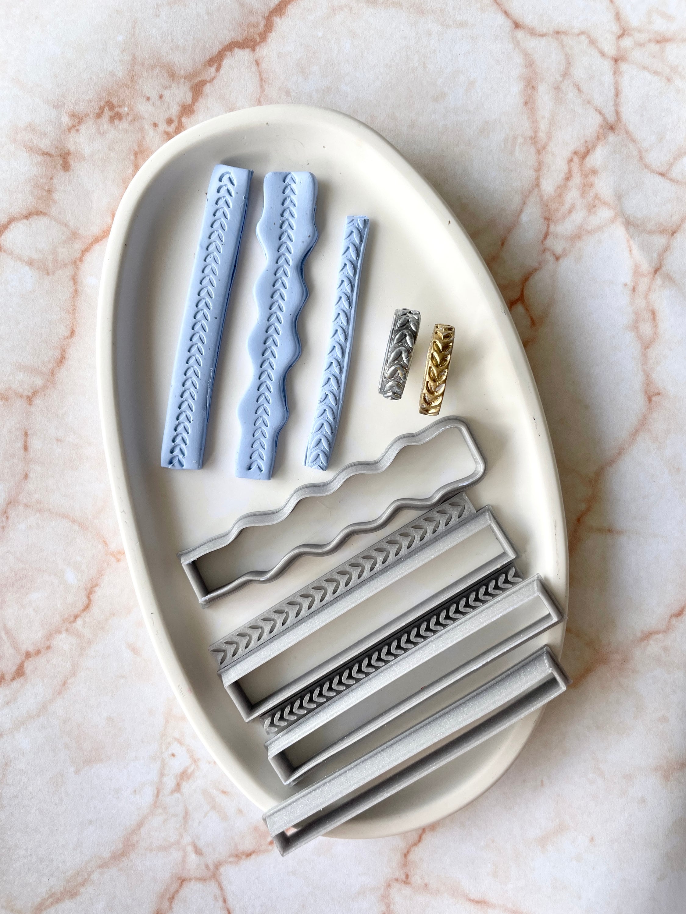 Clay cutter | shape cutter for polymer clay rings| rings making kit | clay mould | clay stamp | metal clay ring | ceramic supplies