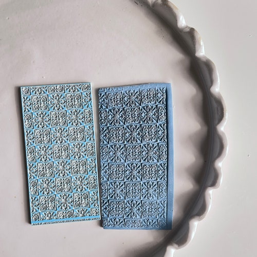 Polymer Clay Texture Mat Moroccan Tiles Texture Sheet Etsy Australia