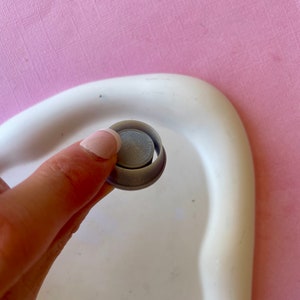 Round bezel shape cutter for polymer clay earrings