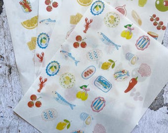 Water soluble transfer paper for polymer clay | la dolce vita charms image transfer | Italian summer transfer paper design | clay tools