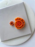Polymer clay shape cutter | flower making tool | 3D flower earrings mold | spiral clay cutter product logo