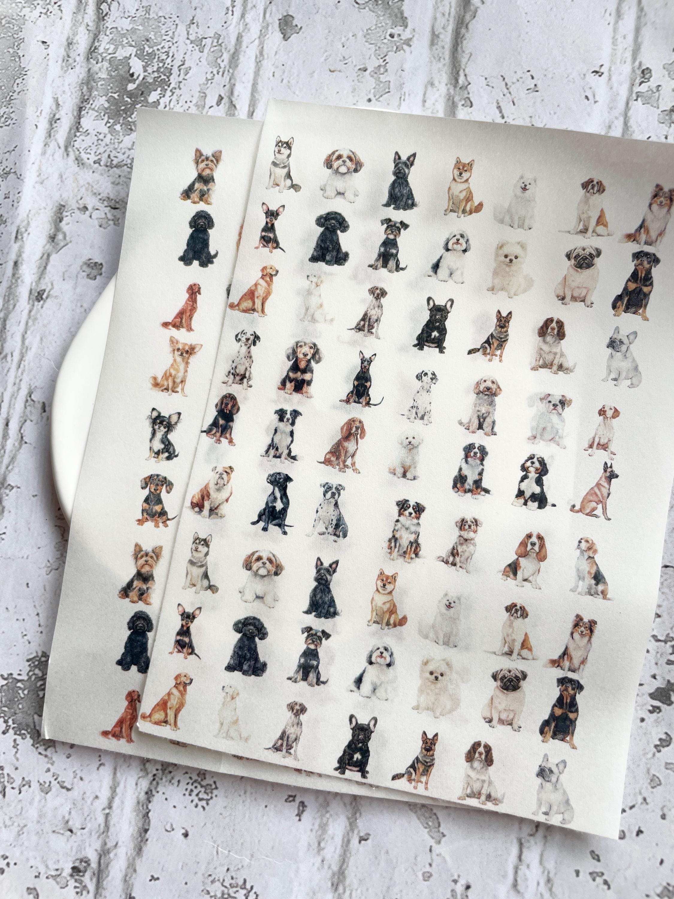 Water Soluble Transfer Paper | Dogs and Puppies Polymer Clay Image ...