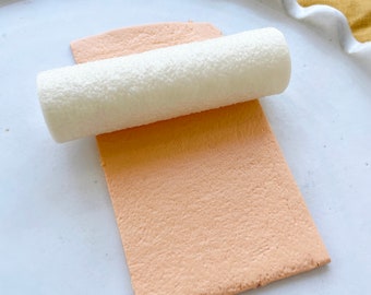 Schuurpapiertextuurroller voor polymeerklei | kalksteentextuurroller⎥Polymer Clay Tools⎥Handroller⎥Clay Texture Tool | Botanische textuur