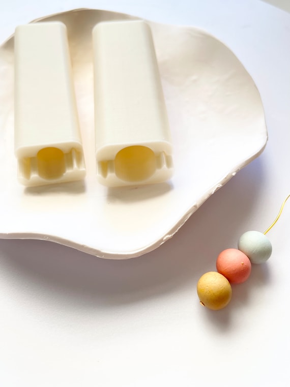 Polymer Clay Bead Roller | 3D Printed Round Bead Maker, 2 Sizes